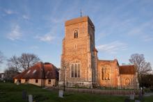 Church at sunset